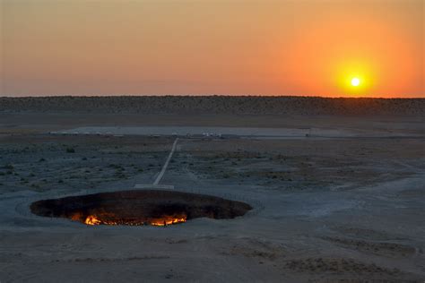 The Darvaza Gas Crater