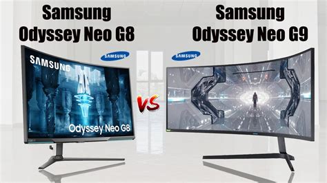 Samsung Odyssey Neo G8 Vs Samsung Odyssey Neo G9 Full Specs Comparison - YouTube