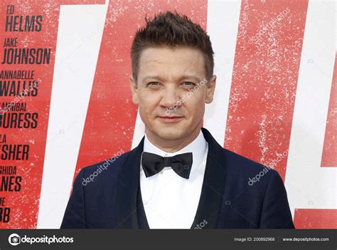 Actor Jeremy Renner Los Angeles Premiere 'Tag' Held Regency Village ...