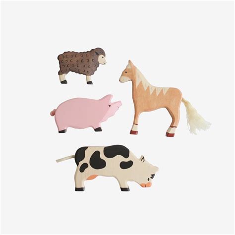 Non-Toxic Toys Shopping Guide | Gimme the Good Stuff | Holztiger, Farm animals, Folk art ornament