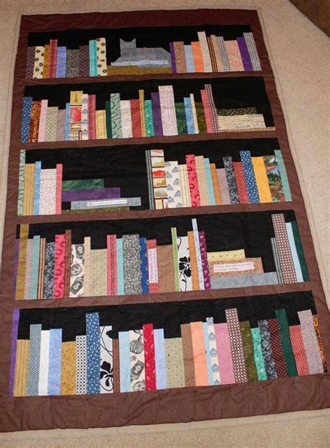 Book Shelf Quilt Pattern | DIY Fabric Craft