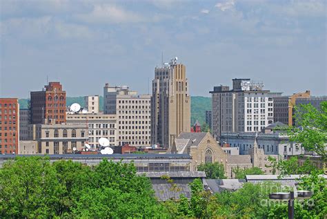 D39U-1 Youngstown Ohio Skyline Photo Photograph by Ohio Stock Photography Art Prints - Pixels