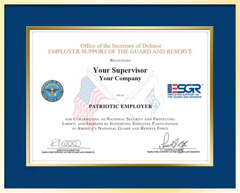 Employer Support of the Guard and Reserve > Employer Awards > Patriot Award