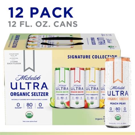 Michelob Ultra Pure Seltzer Tropical Hard Seltzer Variety Pack, 12 pk ...