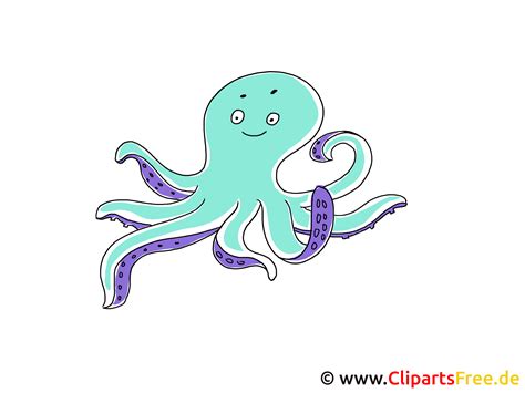 Kraken Clipart - Bilder für Unterricht