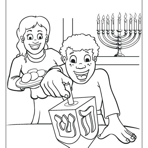 Dreidel Coloring Pages Free at GetColorings.com | Free printable colorings pages to print and color