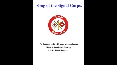 Song of the Signal Corps - Accompaniment - YouTube