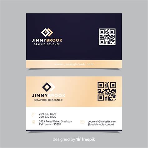 Qr Code Design Business Card