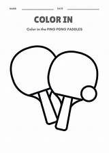Free Ping Pong / Table Tennis Activity Sheets & Coloring In For Kids  sketch template