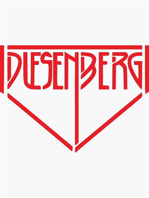 "Vintage Duesenberg Logo" Sticker for Sale by mkkessel | Redbubble