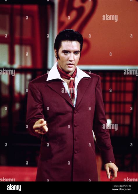 Elvis Presley on his 1968 Comeback Special for television, (1968) NBC File Reference # 33595 ...