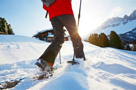 Snowshoe hiking in Eisacktal in South Tyrol, winter holidays and winter ...