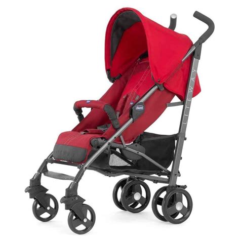 Chicco Lite Way 2 Top Baston Bebek Arabası Red | İlke Bebe