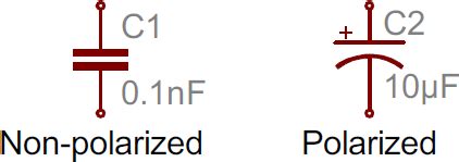 Electrolytic Capacitor Symbol Polarity