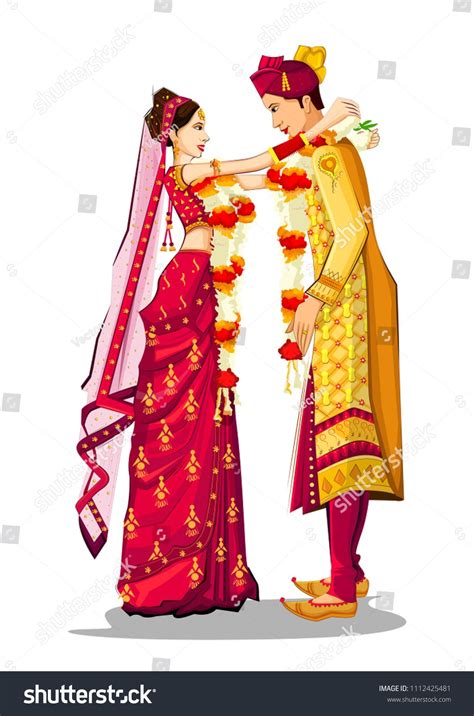 Hindu Bride And Groom Pictures Clipart