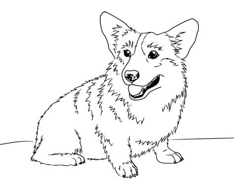 Corgi Coloring Pages - Free Printable Coloring Pages for Kids