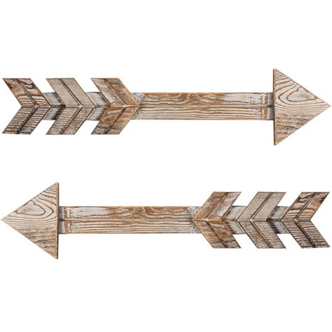 20 Inspirations Brown Metal Tribal Arrow Wall Decor