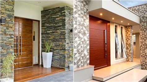 100 Modern Front Wall Design Ideas 2024 | Exterior Wall Tiles Design ...