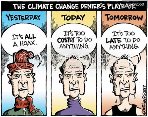 Climate Change Deniers News and Political Cartoons