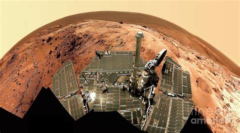 Spirit Rover On Mars Photograph by Nasa/science Photo Library - Fine Art America