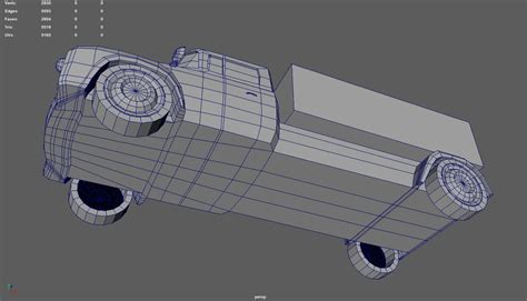 Low Poly Truck 01 - 3D Model by ViperJr3D