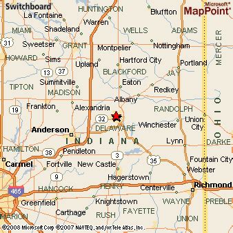 Muncie, Indiana Area Map & More