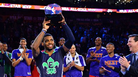 2014 NBA All-Star Game -- Kyrie Irving of Cleveland Cavaliers named MVP