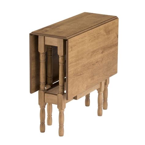 Drop Leaf Table HEATPROOF Folding Dining Kitchen Gateleg Oak Rectangular | in Chorley ...