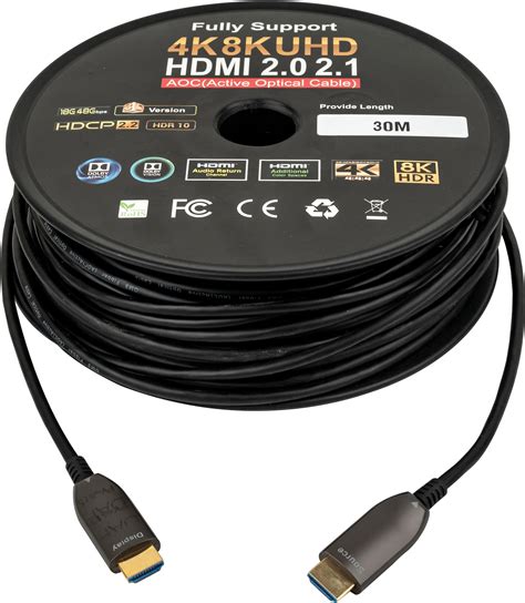 DAP-Audio HDMI 2.1 AOC 8K Fibre Cable Vergoldet - UHD - 30 m - günstig bei LTT