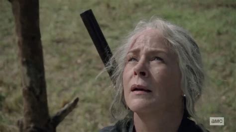 The Walking Dead 10x14 "Carol puts Alpha's head on a pike" Season 10 Episode 14 "Look at the ...