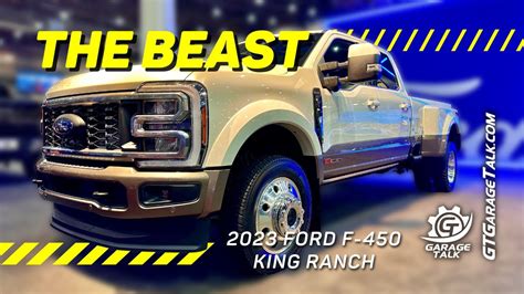 2023 Ford F-450 Super Duty King Ranch: Powerful and Luxurious - YouTube