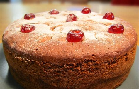 Cherry and Marzipan Cake Recipe