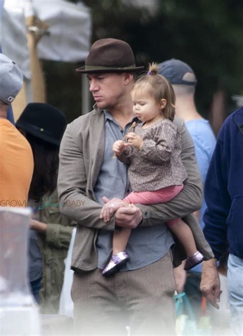 Channing Tatum at the market with his daughter Everly - Growing Your Baby