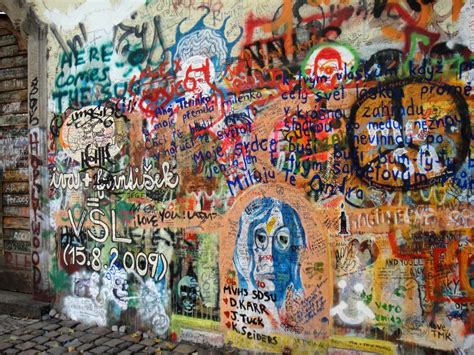 Free Images : peace, prague, colorful, graffiti, street art, mural ...