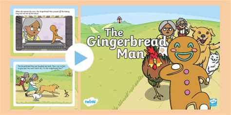 The Gingerbread Man Story PowerPoint (teacher made) - Twinkl