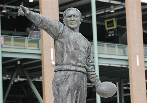 Statues moved during Lambeau Field renovations