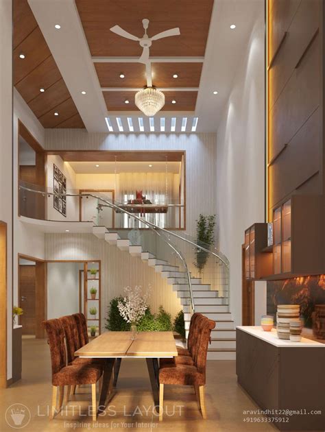 Dining, Table, Ceiling, Furniture, Staircase Designs by Interior Designer ARAVIND CS﹏﹏🖍️📐📏 ...