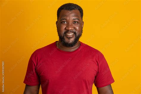 African American man smile happy face. Stock Photo | Adobe Stock