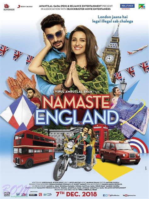 Namaste England movie poster starring Arjun Kapoor and Parineeti Chopra picture - Bollywood ...