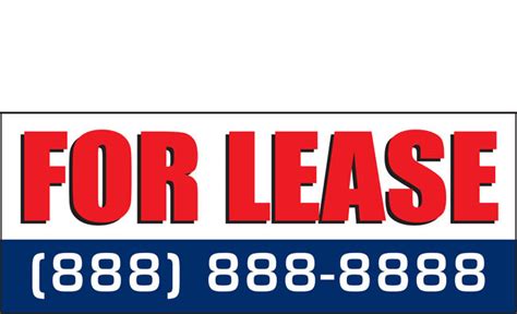 For Lease Banners Design/Style 1100 | DPSBanners.com