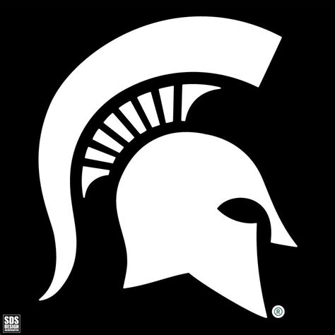 Spartans | Michigan State 6" White Logo Decal | Alumni Hall