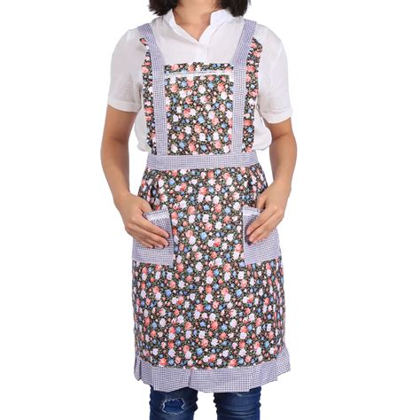 FTVOGUE Cooking Baking Aprons Kitchen Restaurant Aprons For Women Home ...