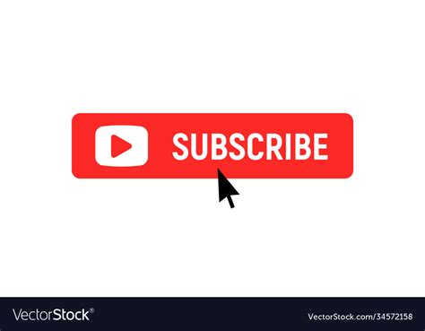 Subscription element logo subscribe now button Vector Image