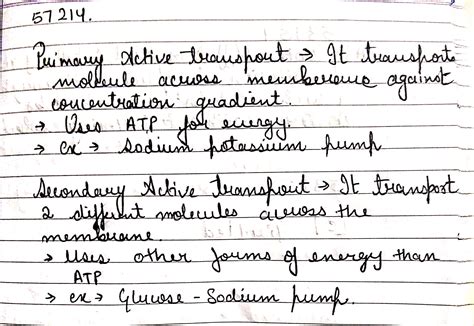 Primary and secondary active transport both Can move solutes against ...