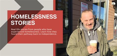 Website banner homelessness stories - Evolve