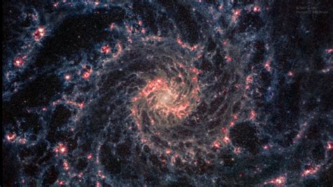 Spiral Galaxy Messier 74 James Webb Space Telescopes Newest Image - YouTube