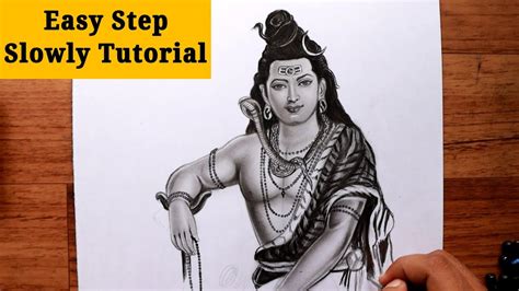 Jai Shiv Shankar Drawing Step by step for Beginners 😍 - YouTube