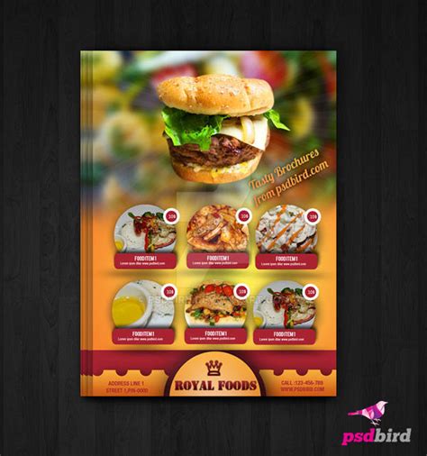 Free Hotel Menu Card PSD by psdbird on DeviantArt