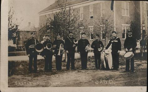 Castlewood Band South Dakota Postcard