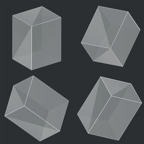 Transparent glass cube shapes in realistic style. Vector illustration 36285750 Vector Art at ...